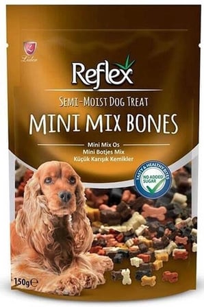 Reflex Semi-Moist Mini Mix Bones 150 gr Köpek Ödül Maması