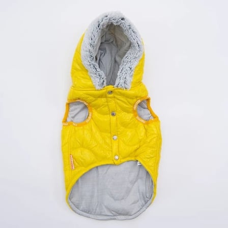 PawStar Sarı Light Wave Yelek Küçük ve Orta Irk Yağmurluk 2XL