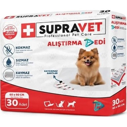 Supravet Köpek Alıştırma Pedi 30 Adet 60x90 Cm
