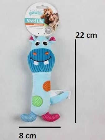 Pawise Vivid Life-Hippo Stick Köpek Oyuncağı