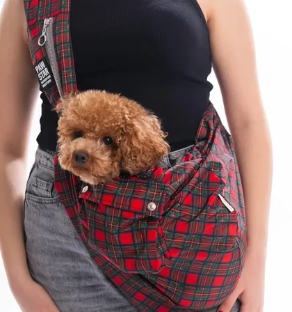 Pawstar Red Elgin Paws CrossBody Bag