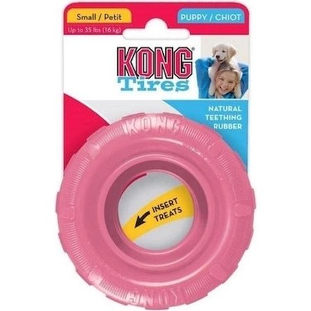 Kong Puppy Tires Tekerlek Şeklinde Yavru Köpek Oyuncağı S