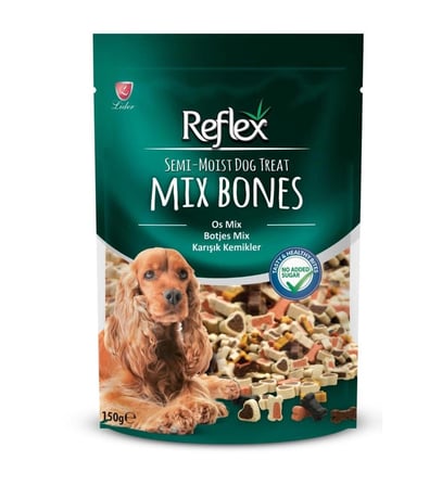 Reflex Semi-Moist Mix Bones 150 gr Köpek Ödül Maması