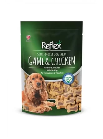 Reflex Semi Moist 150 gr Av Hayvanı ve Tavuklu Köpek Ödül Maması