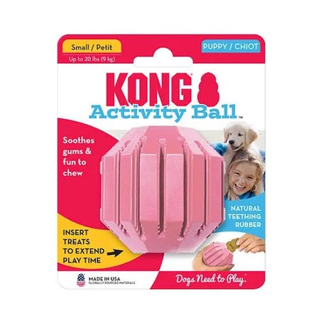 Kong Puppy Activity Yavru Köpekler için Çok Amaçlı Aktivite Oyuncağı S