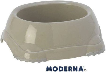 Moderna Smart No:1 315 ml Kedi ve Köpek Mama Kabı Gri