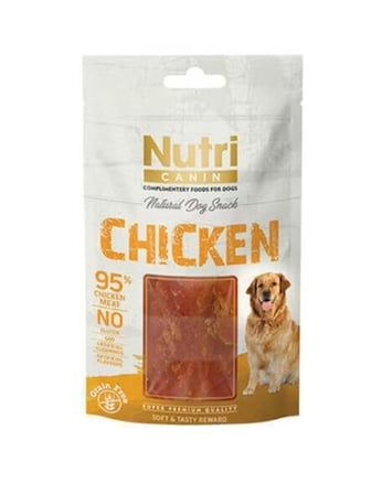 Nutri Canin Tahılsız Tavuk Etli 80 gr Köpek Ödülü