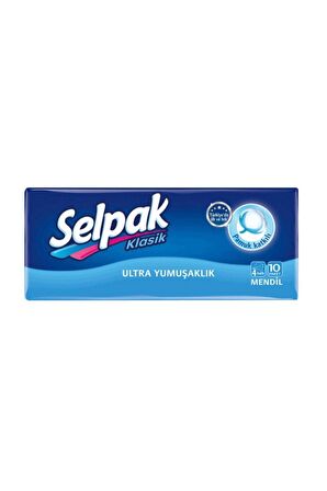 SELPAK KLASİK  MENDİL 10 LU