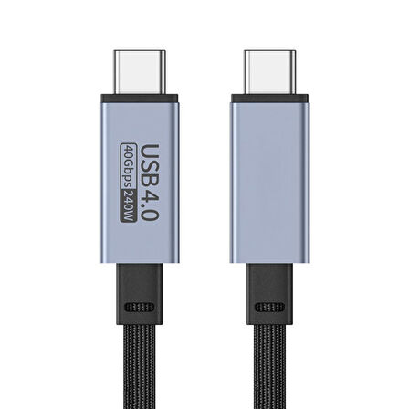 Coofbe Jasoz 1Mt E-Marker Çip Thunderbolt USB4.0 PD 240W Şarj Kablosu 8K 60hZ Görüntü Aktarım 40Gbps