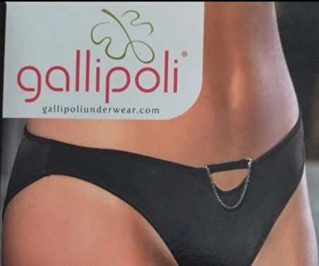 Kadın Bikini Külot Siyah Renk 