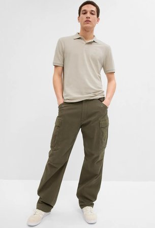 Gap Logo Pike Polo Yaka T-Shirt 586306000 Kısa Kol Tişört Erkek T-Shirt