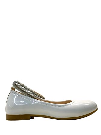 145 Kız Çocuk Taşlı Babet