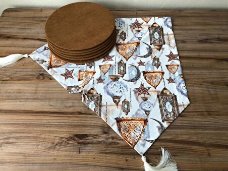 RAMAZAN DESENLİ RUNNER & SUPLA