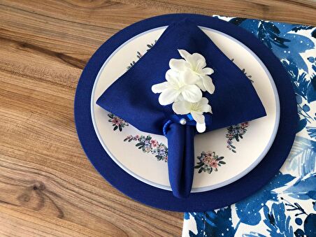 SOFRA SUNUM SETİ SULUBOYA LADİN YAPRAĞI DESENLİ