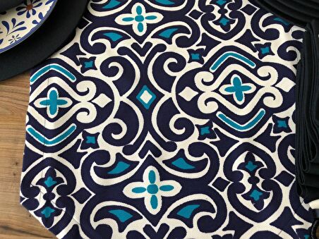 SOFRA SUNUM SETİ MARİN DAMASK DESEN