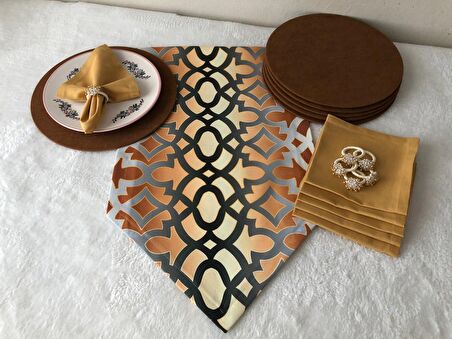 DEGRADE OTTOMAN DESEN SOFRA SETİ