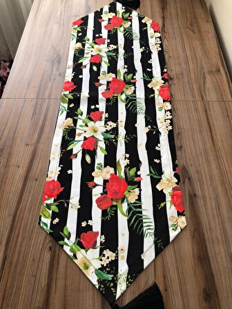 GÜL DESENLİ RUNNER & SUPLA