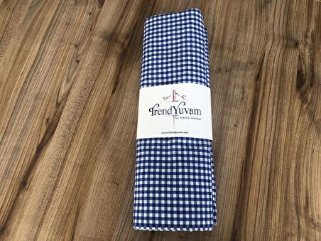 KÜÇÜK PİTİKARE MAVİ PİKNİK ÖRTÜSÜ