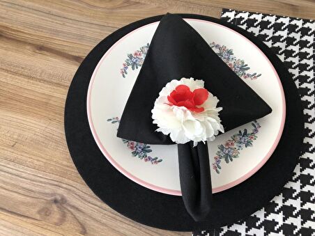 SOFRA SUNUM SETİ KÜÇÜK KAZAYAĞI DESENLİ TAKIM