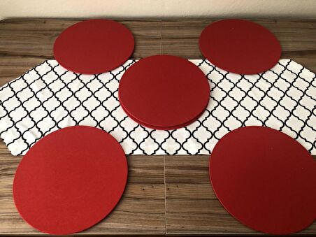 BEYAZ ZEMİN SİYAH  MOROCCAN DESENLİ RUNNER & SUPLA