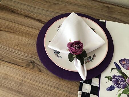 SOFRA SUNUM SETİ ÇİÇEK DESENLİ TAKIM