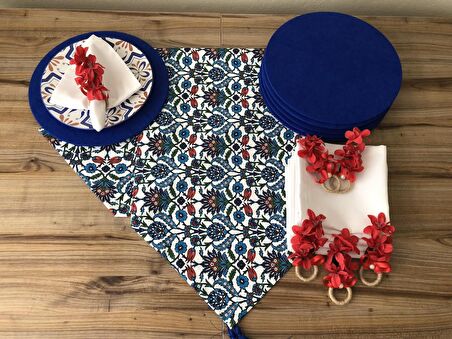 SOFRA SUNUM SETİ ÇİNİ DESENLİ TAKIM