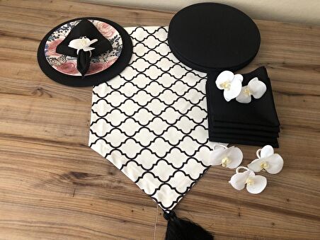 SOFRA SUNUM SETİ MOROCCAN DESENLİ TAKIM