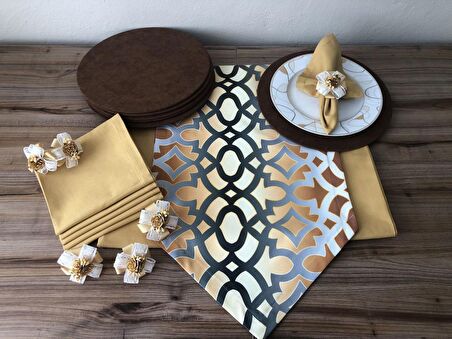 SOFRA SUNUM DEGRADE OTTOMAN DESENLİ