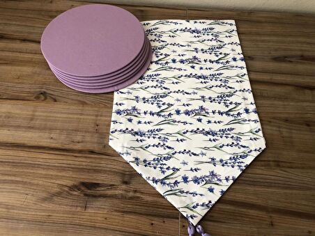 LAVANTA DESENLİ RUNNER & SUPLA