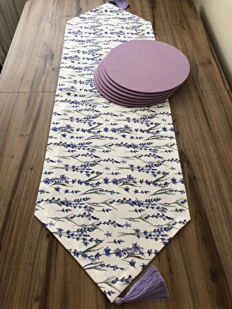 LAVANTA DESENLİ RUNNER & SUPLA