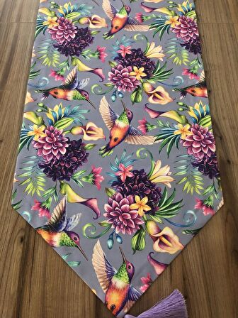 ÇİÇEK DESENLİ RUNNER