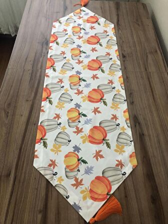 BALKABAĞI DESENLİ RUNNER