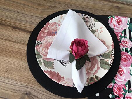 SOFRA SUNUM SETİ ÇİÇEK DESENLİ