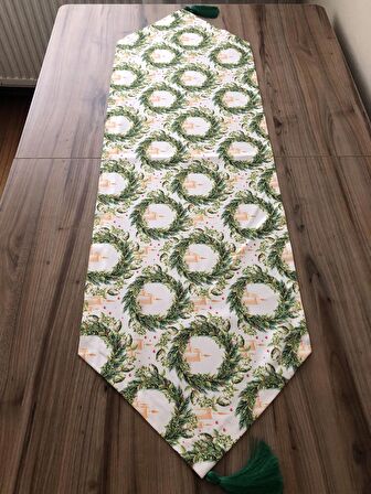 YILBAŞI RUNNER MUM ÇELENK DESENLİ