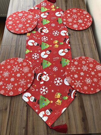 KARDAN ADAM DESENLİ RUNNER & SUPLA