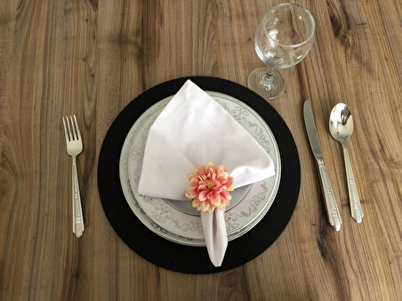 PEMBE KASIMPATI ÇİÇEĞİ YÜZÜĞÜ (6 ADET )