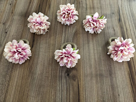 KASIMPATI ÇİÇEĞİ PEÇETE HALKASI (6 ADET )