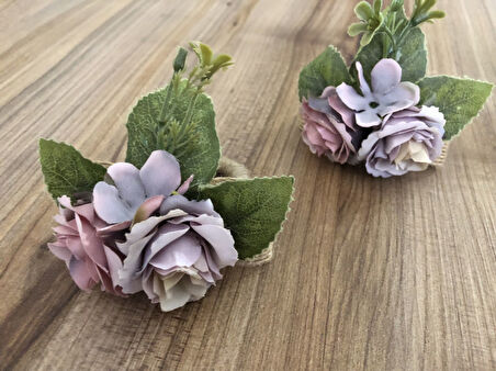 ÇITIR GÜL ÇİÇEKLİ PEÇETE YÜZÜĞÜ (6 ADET)