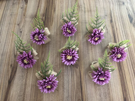 MOR KASIMPATI PEÇETE YÜZÜĞÜ (8 ADET)