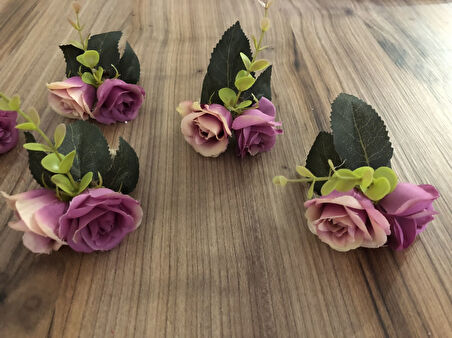 KÜÇÜK GÜL PEÇETE HALKASI (6 ADET)