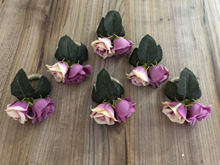 KÜÇÜK GÜL PEÇETE YÜZÜĞÜ (6 ADET)