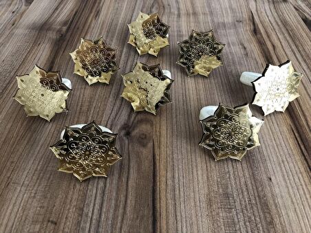 RAMAZAN ÖZEL PEÇETE HALKASI MODEL-1 (8 ADET )