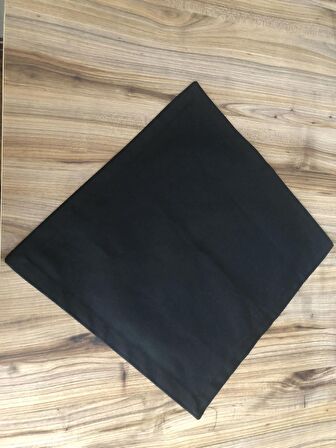 SİYAH KUMAŞ PEÇETE (6 ADET)  (40X40CM)