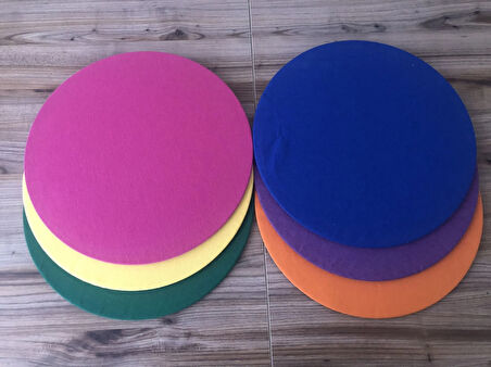 KARIŞIK RENKLİ SUPLA 33 CM (MDF DAHİL ) (6 ADET)