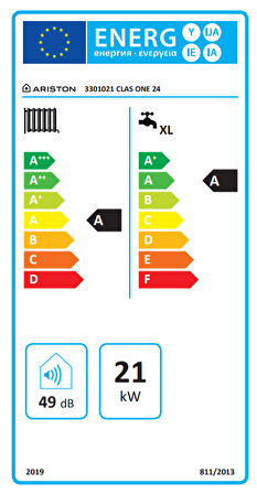 Ariston Clas One 24/26 Kw (20.000 Kcal) Tam Yoğuşmalı Kombi