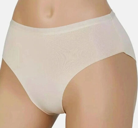Kadın Lazer Kesim Iz Yapmaz Beli Lastikli Mikro Kadın Külot 3'lü Paket