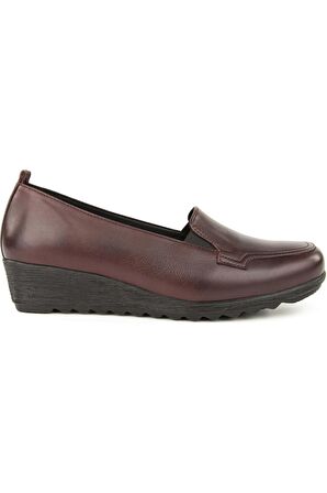 Aster 6 Nokta Anatomik Taban Hakiki Deri Kadın Ayakkabı