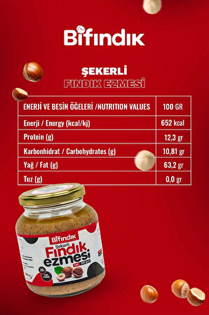 KAHVALTILIK FINDIK EZMESİ ŞEKERLİ KATKISIZ SÜRÜLEBİLİR DOĞAL%80 FINDIK %20 ŞEKER 350GR