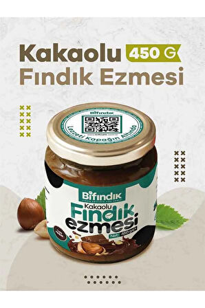 Doğal Bol Sütlü Fındık Kreması 450g Ve Kakaolu Fındık Kreması Katkısız Sürülebilir 1.kalite 450g