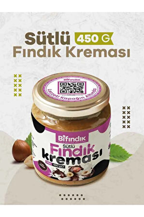 Doğal Bol Sütlü Fındık Kreması 450g Ve Kakaolu Fındık Kreması Katkısız Sürülebilir 1.kalite 450g